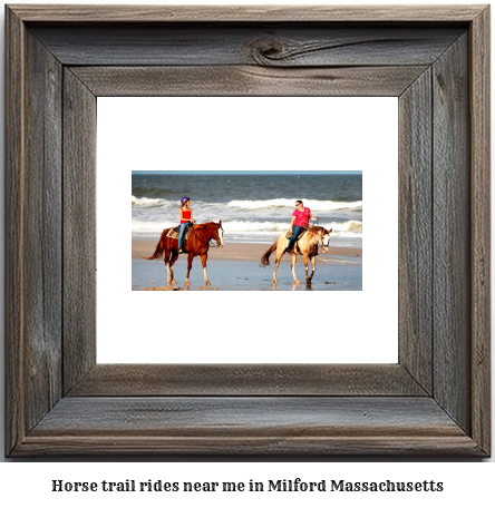 horse trail rides near me in Milford, Massachusetts